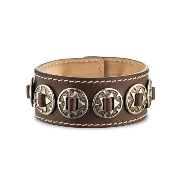 Cedric unisex bracelet in cowhide leather