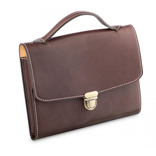 Borsa porta accessori per cani fatta a mano Jude tre quarti